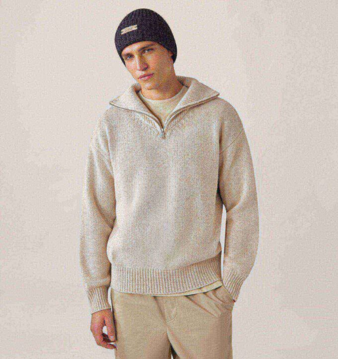 UNISEX KNIT MOULINE’ JACKET