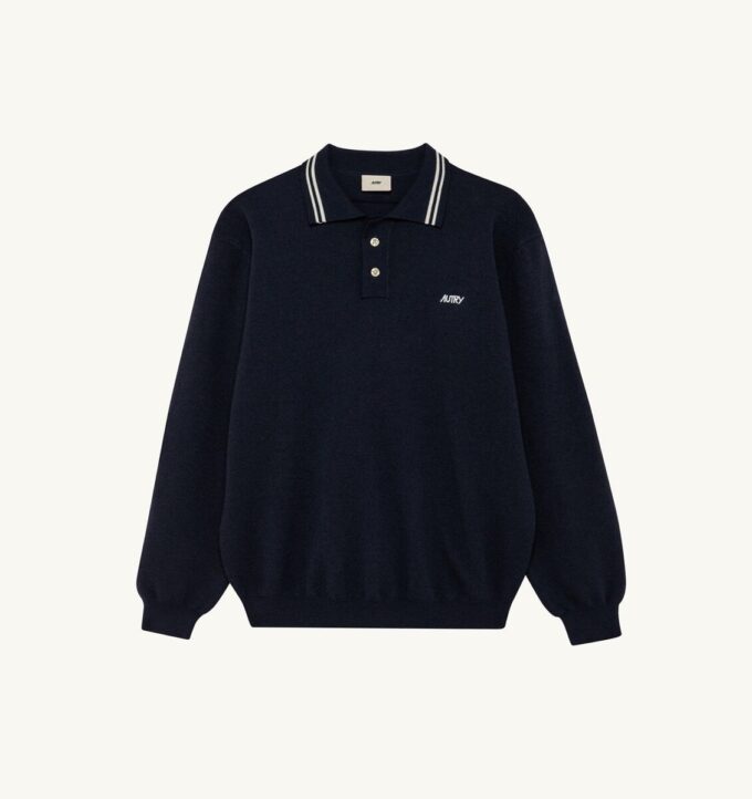 UNISEX KNIT WOOL POLO