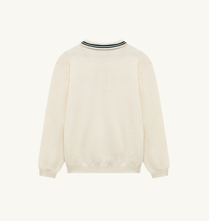 UNISEX KNIT WOOL POLO