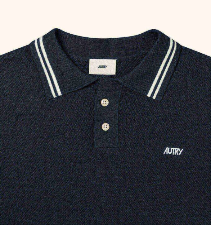 UNISEX KNIT WOOL POLO