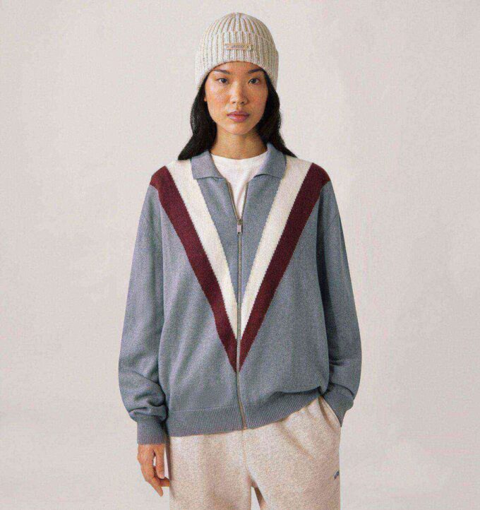 UNISEX KNIT WOOL SHIRT JACKET