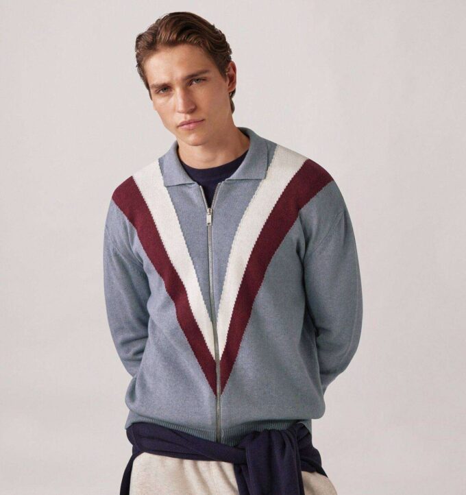 UNISEX KNIT WOOL SHIRT JACKET