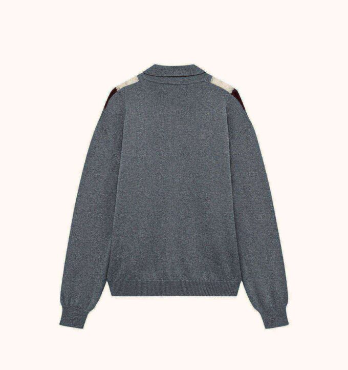 UNISEX KNIT WOOL SHIRT JACKET