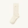 UNISEX RIBBED EMBROIDERED LOGO SOCK