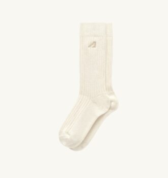 UNISEX RIBBED EMBROIDERED LOGO SOCK