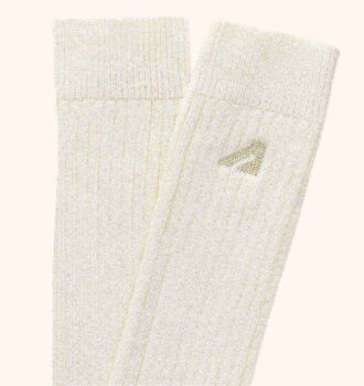 UNISEX RIBBED EMBROIDERED LOGO SOCK