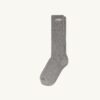 UNISEX RIBBED SOCKS WITH EMBROIDERED LOGO
