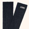 UNISEX RIBBED SOCKS WITH EMBROIDERED LOGO