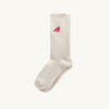 UNISEX SOCKS IN WHITE KNITTED COTTON