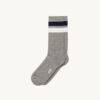 UNISEX STRIPED JACQUARD LOGO SOCK UNISEX STRIPED JACQUARD LOGO SOCK