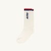 UNISEX STRIPED JACQUARD LOGO SOCK UNISEX STRIPED JACQUARD LOGO SOCK