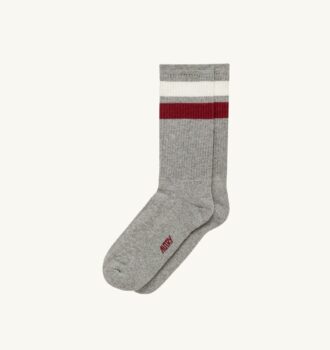 UNISEX STRIPED JACQUARD LOGO SOCK