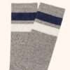 UNISEX STRIPED JACQUARD LOGO SOCK UNISEX STRIPED JACQUARD LOGO SOCK
