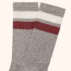 UNISEX STRIPED JACQUARD LOGO SOCK