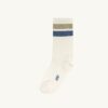 UNISEX STRIPED JACQUARD LOGO SOCKS