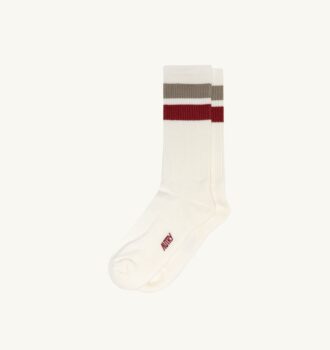 UNISEX STRIPED JACQUARD LOGO SOCKS