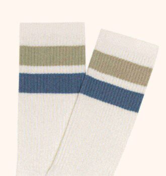 UNISEX STRIPED JACQUARD LOGO SOCKS