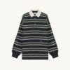 UNISEX STRIPED RUGBY POLO