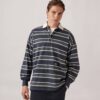 UNISEX STRIPED RUGBY POLO