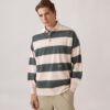 UNISEX STRIPED RUGBY POLO