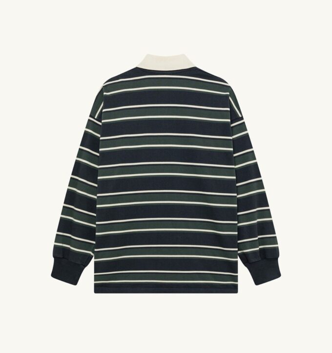 UNISEX STRIPED RUGBY POLO