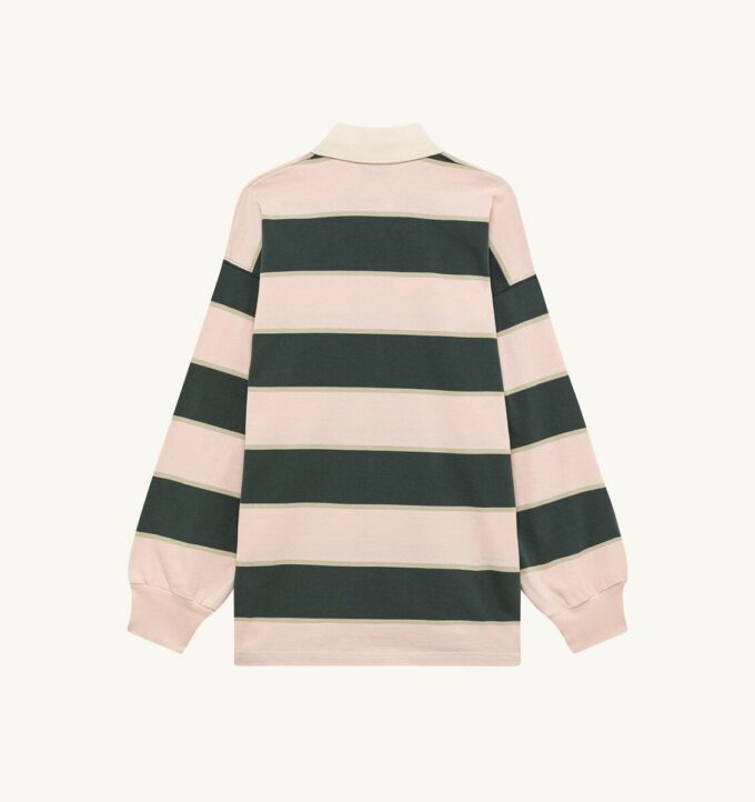 UNISEX STRIPED RUGBY POLO