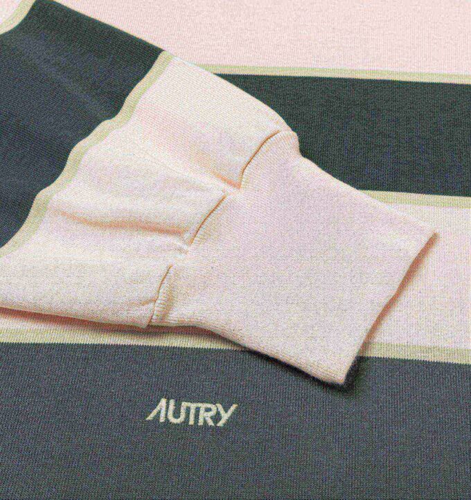 UNISEX STRIPED RUGBY POLO