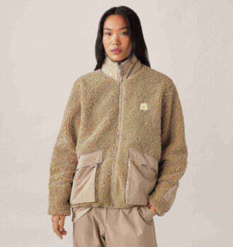 UNISEX TEDDY EDELWEISS ZIP JACKET