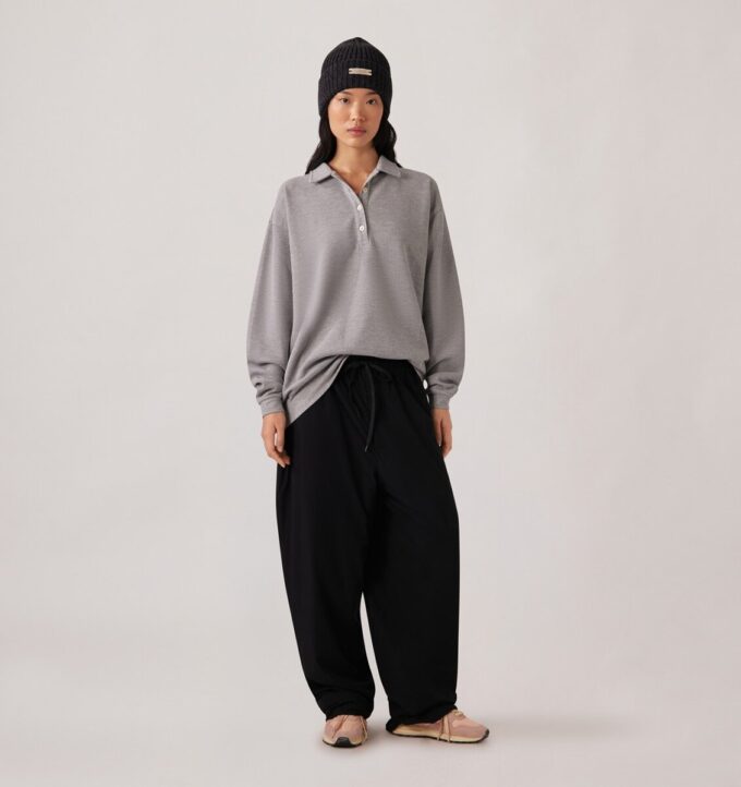 UNISEX TONAL LOGO NYLON PANTS