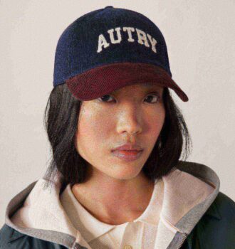 UNISEX TWO-TONE BASEBALL CAP WITH EMBROIDERED LOGO