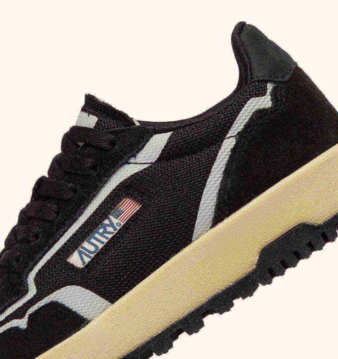 WILDPACE LOW SNEAKERS IN BLACK MESH AND SUEDE WILDPACE LOW SNEAKERS IN BLACK MESH AND SUEDE