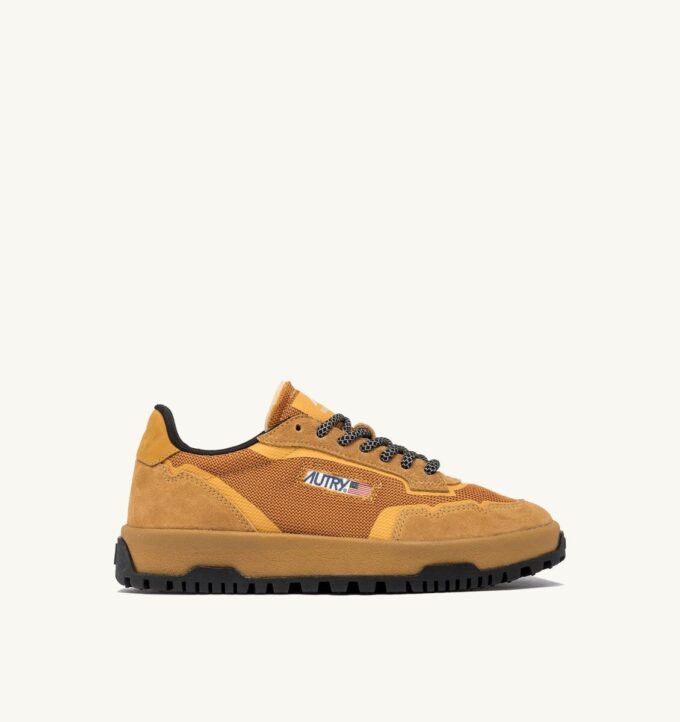 WILDPACE LOW SNEAKERS IN BUCKTHORN MESH AND SUEDE WILDPACE LOW SNEAKERS IN BUCKTHORN MESH AND SUEDE