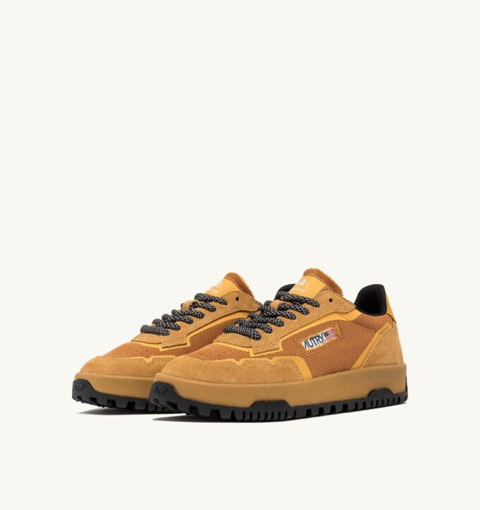 WILDPACE LOW SNEAKERS IN BUCKTHORN MESH AND SUEDE WILDPACE LOW SNEAKERS IN BUCKTHORN MESH AND SUEDE