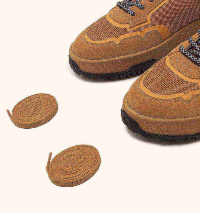 WILDPACE LOW SNEAKERS IN BUCKTHORN MESH AND SUEDE WILDPACE LOW SNEAKERS IN BUCKTHORN MESH AND SUEDE