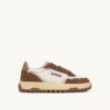 WILDPACE LOW SNEAKERS IN MESH AND SUEDE COLOR MARSHMALLOW AND CIGAR