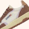 WILDPACE LOW SNEAKERS IN MESH AND SUEDE COLOR MARSHMALLOW AND CIGAR