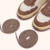 WILDPACE LOW SNEAKERS IN MESH AND SUEDE COLOR MARSHMALLOW AND CIGAR