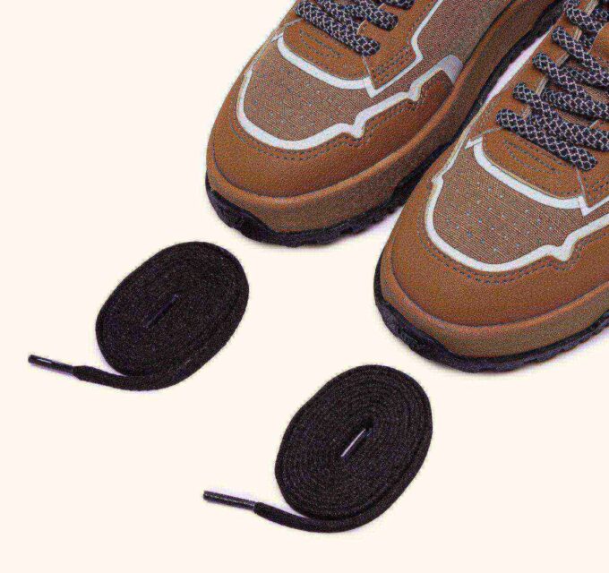 WILDPACE LOW SNEAKERS IN RIPSTOP NYLON AND LEATHER COLOR BROWN SUGAR AND REFLEX WILDPACE LOW SNEAKERS IN RIPSTOP NYLON AND LEATHER COLOR BROWN SUGAR AND REFLEX