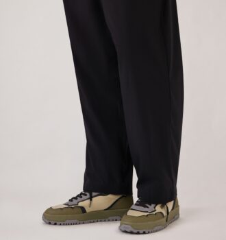 WILDPACE LOW SNEAKERS IN RIPSTOP NYLON AND LEATHER COLOR CASTLE WALL AND TITANIUM