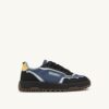 WILDPACE LOW SNEAKERS IN RIPSTOP NYLON AND LEATHER COLOR DARK BLUE AND BLACK