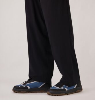 WILDPACE LOW SNEAKERS IN RIPSTOP NYLON AND LEATHER COLOR DARK BLUE AND BLACK