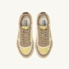 WILDPACE LOW SNEAKERS IN RIPSTOP NYLON AND LEATHER COLOR LEMON GRASS AND INCENSE