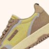 WILDPACE LOW SNEAKERS IN RIPSTOP NYLON AND LEATHER COLOR LEMON GRASS AND INCENSE