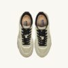 WILDPACE LOW SNEAKERS IN RIPSTOP NYLON AND LEATHER COLOR TIDAL FOAM AND REFLEX