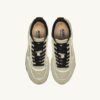WILDPACE LOW SNEAKERS IN RIPSTOP NYLON AND LEATHER COLOR TIDAL FOAM AND REFLEX