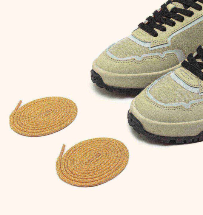 WILDPACE LOW SNEAKERS IN RIPSTOP NYLON AND LEATHER COLOR TIDAL FOAM AND REFLEX