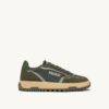 WILDPACE LOW SNEAKERS IN SCHIO AND MILITARY MESH AND SUEDE WILDPACE LOW SNEAKERS IN SCHIO AND MILITARY MESH AND SUEDE