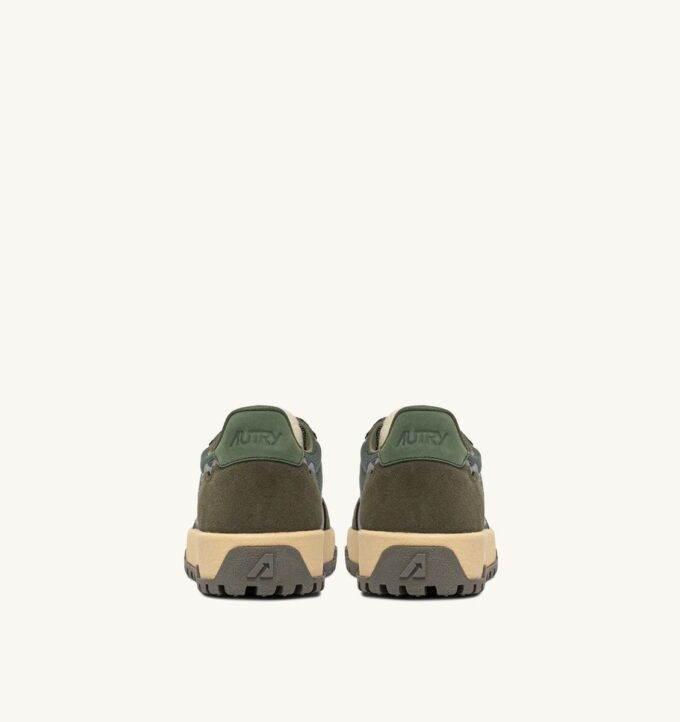 WILDPACE LOW SNEAKERS IN SCHIO AND MILITARY MESH AND SUEDE WILDPACE LOW SNEAKERS IN SCHIO AND MILITARY MESH AND SUEDE
