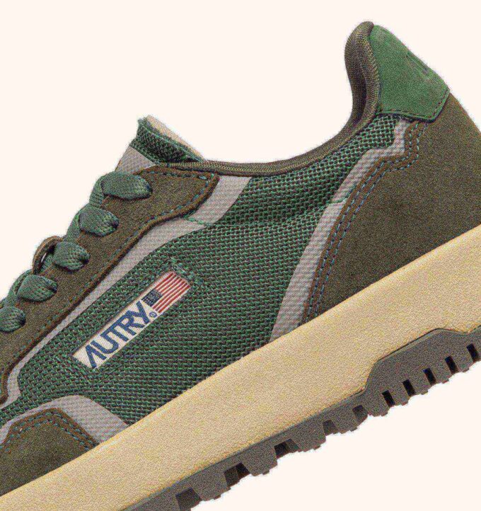 WILDPACE LOW SNEAKERS IN SCHIO AND MILITARY MESH AND SUEDE WILDPACE LOW SNEAKERS IN SCHIO AND MILITARY MESH AND SUEDE