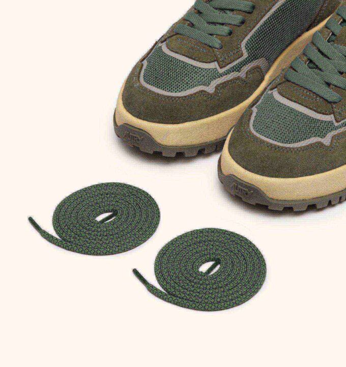 WILDPACE LOW SNEAKERS IN SCHIO AND MILITARY MESH AND SUEDE WILDPACE LOW SNEAKERS IN SCHIO AND MILITARY MESH AND SUEDE